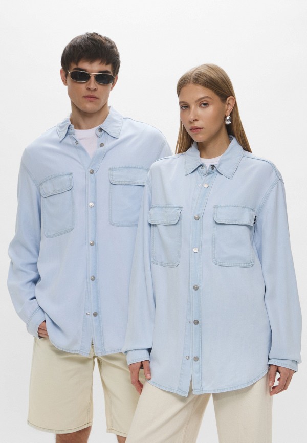 BLCV Рубашка - Miramar Light Blue Distressed - фото 6