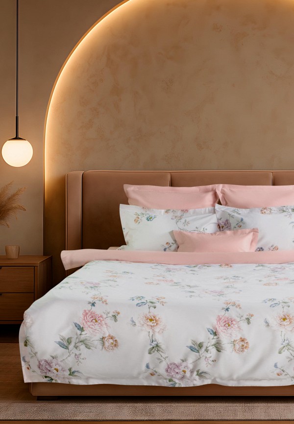 Bellehome Постельное белье 1,5-спальное - Фиора сатин-премиум, 200 ТС - фото 1