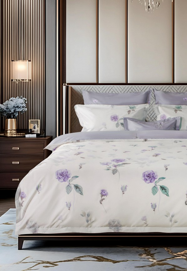 Bellehome Постельное белье Евро - Мерелин, сатин-премиум 200 ТС - фото 1