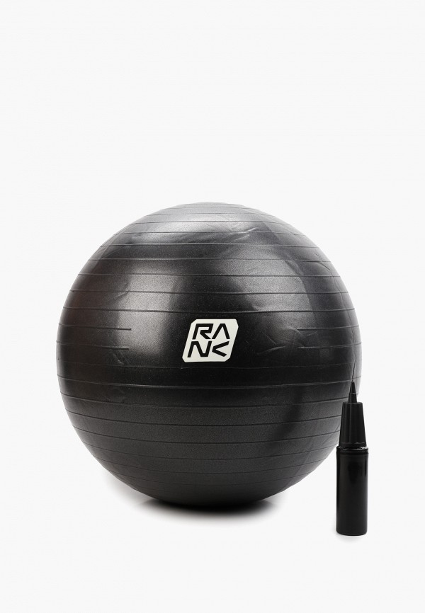 Rank Мяч гимнастический - Unisex, Anti - Burst Fitball 65 сm, Black - фото 2