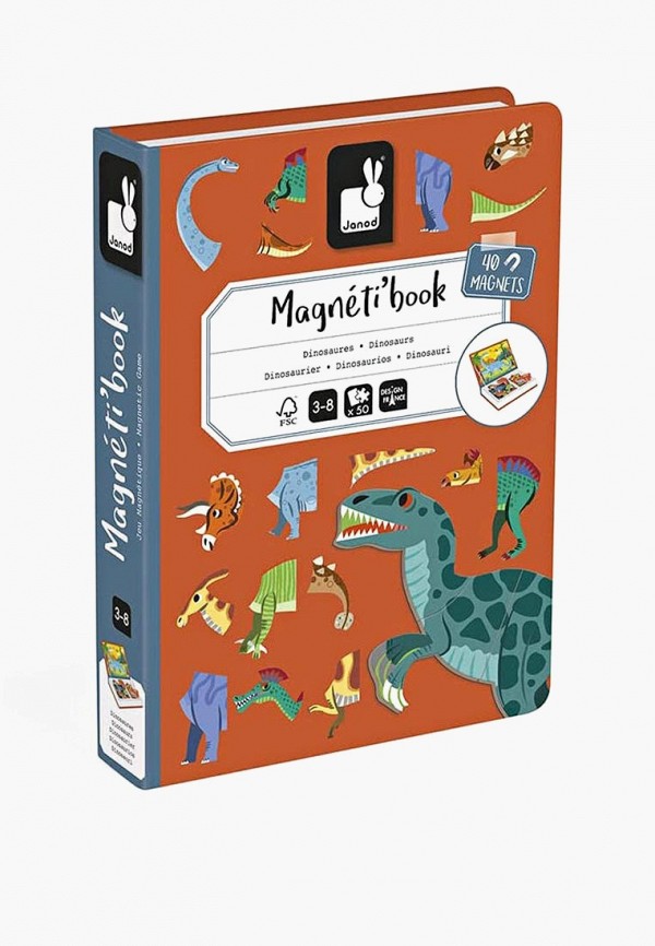 Janod Набор игровой - Магнетикбук Динозавры - фото 2