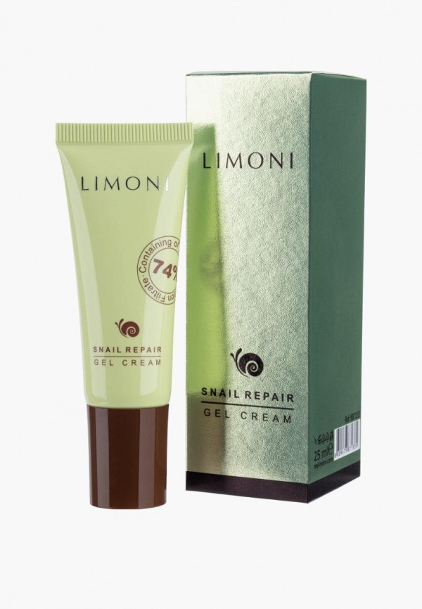 Limoni Крем-гель для лица - восстанавливающий с муцином улитки - фото 3