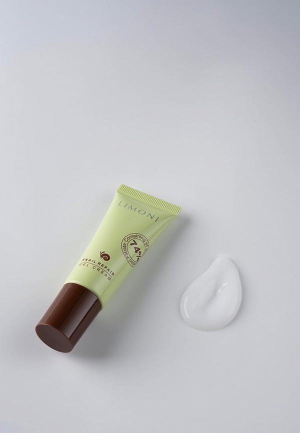 Limoni Крем-гель для лица - восстанавливающий с муцином улитки - фото 4