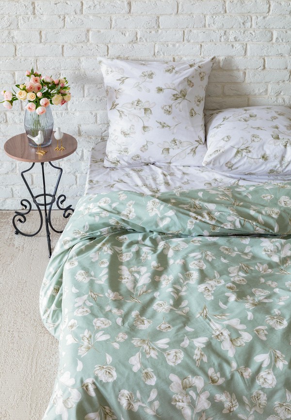 Mia Cara Постельное белье Евро - 50х70, 70х70 Camilla Light Green - фото 1
