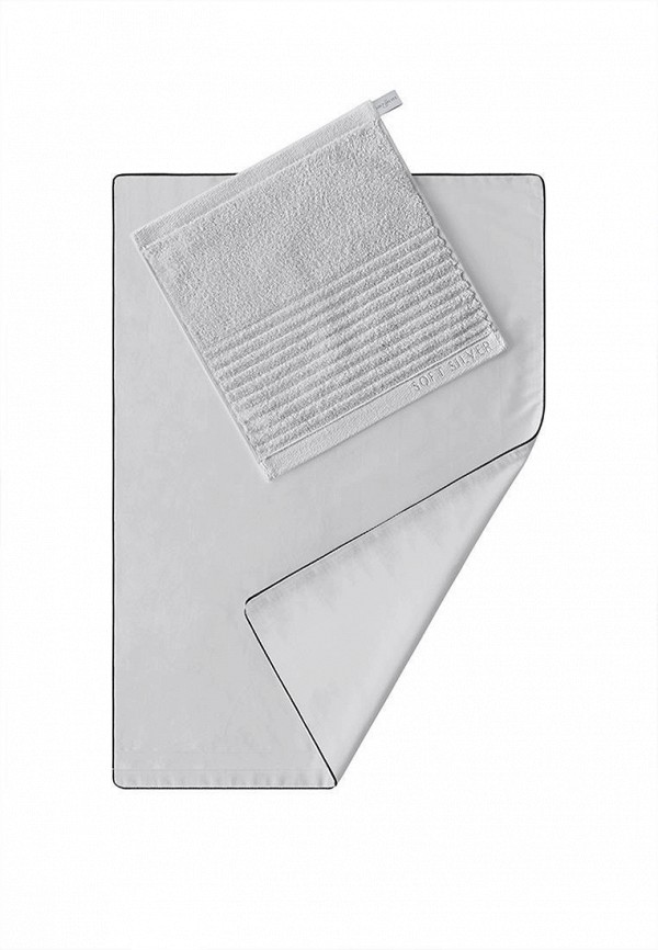 Soft Silver Полотенце и наволочка - Набор-знакомство Beauty Set (наволочка 50х70 и салфетка для лица 30х30) - фото 3