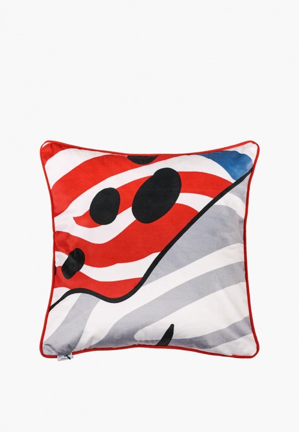 Moroshka Подушка декоративная - бархатная двусторонняя с принтом Iris, 50х50 см - фото 2