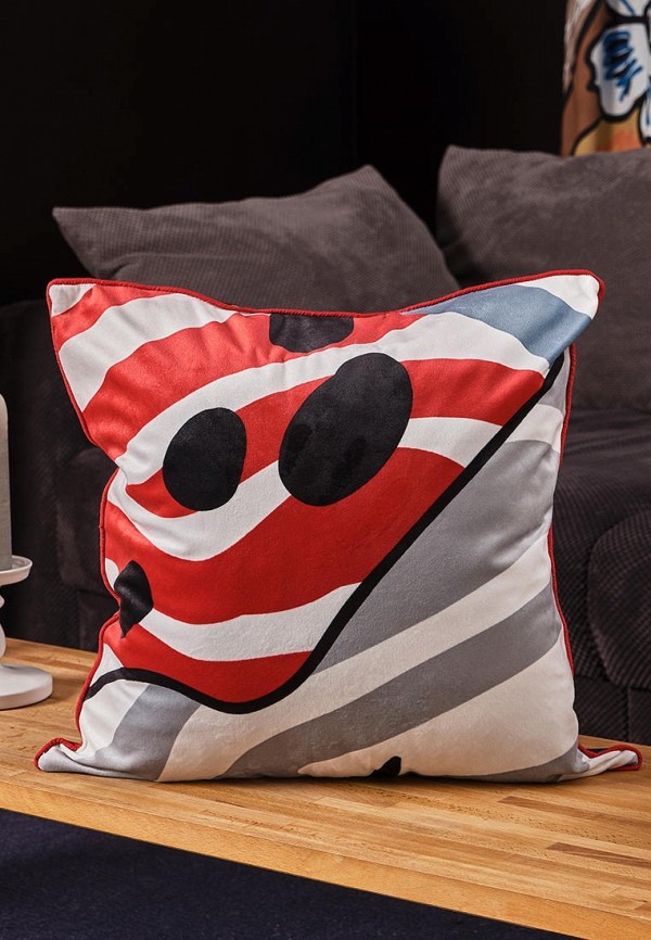 Moroshka Подушка декоративная - бархатная двусторонняя с принтом Iris, 50х50 см - фото 3