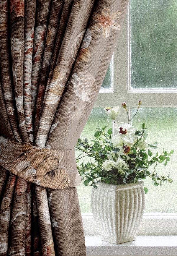 Шторы Mia Cara Croisette с подхватом 145х180 (2 шт.), цвет: бежевый ...