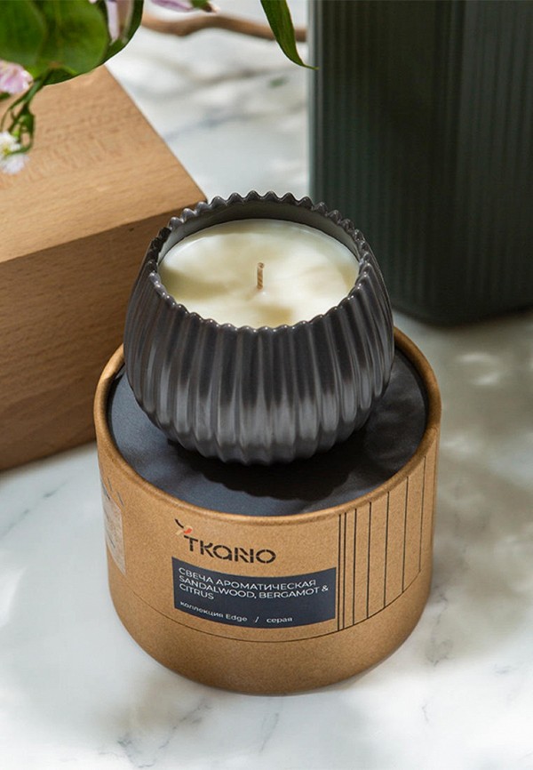 Tkano Свеча ароматическая - Sandalwood, Bergamot & Citrus - фото 3