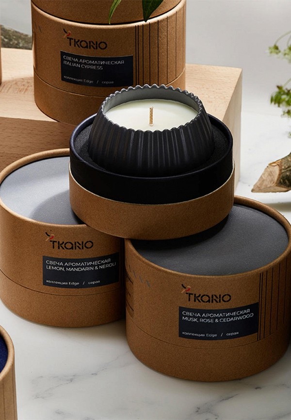 Tkano Свеча ароматическая - Sandalwood, Bergamot & Citrus - фото 4