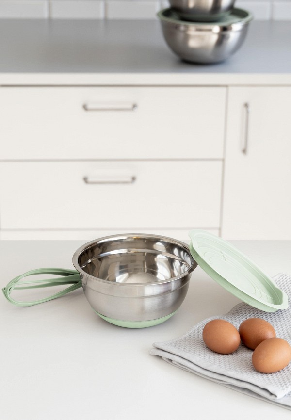 DeNastia Миска - с крышкой для смешивания продуктов, D18 см - фото 6