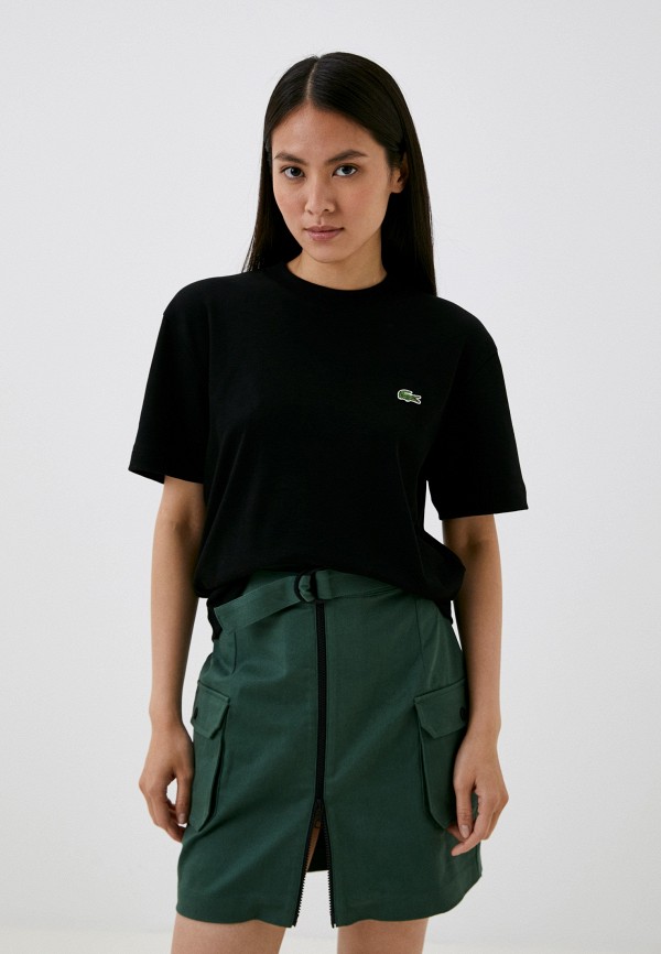 Футболка Lacoste, цвет: черный, MP002XU0CWU1 — купить в интернет ...