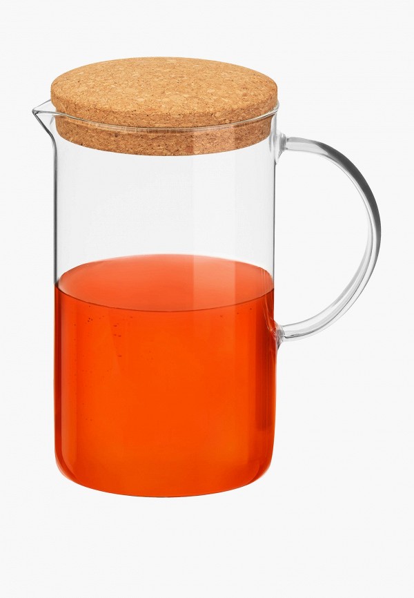 Elan Gallery Кувшин - 1,6 л 17,5х11,5х21 см Crystal glass с пробковой крышкой - фото 5