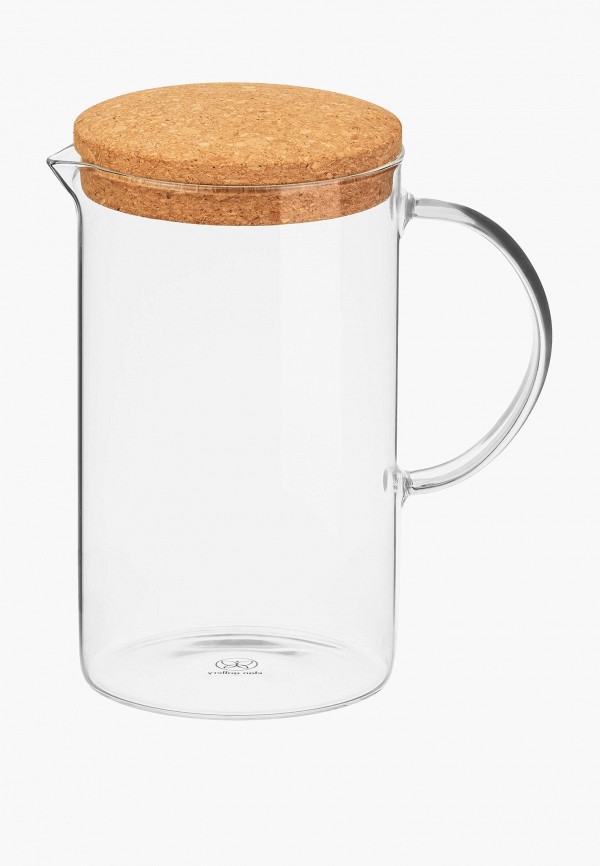 Elan Gallery Кувшин - 1,6 л 17,5х11,5х21 см Crystal glass с пробковой крышкой - фото 6