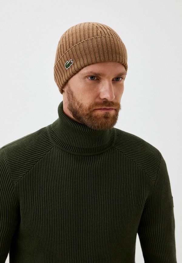 Шапка Lacoste, цвет: коричневый, MP002XU0CY75 — купить в интернет ...