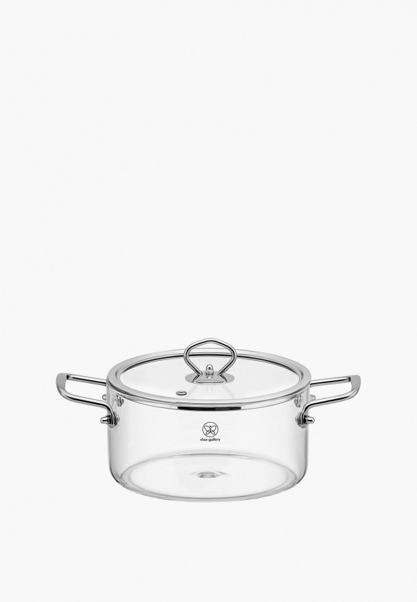 Elan Gallery Кастрюля и крышка - 2,5 л 30х20х14,5 см Crystal glass - фото 3