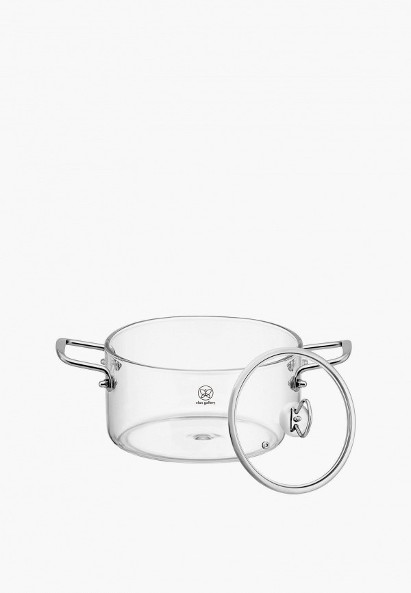 Elan Gallery Кастрюля и крышка - 2,5 л 30х20х14,5 см Crystal glass - фото 4