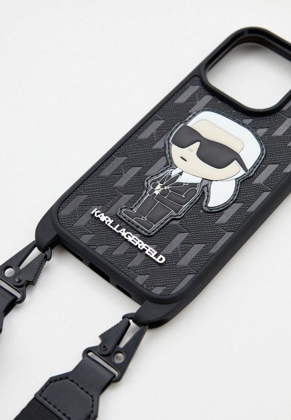 Karl Lagerfeld Чехол для iPhone и ремешок - 14 Pro, с ремешком кросс-боди - фото 3