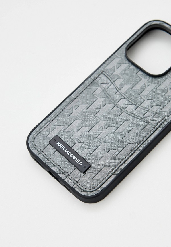 Karl Lagerfeld Чехол для iPhone - 14 Pro, с кардслотом - фото 2