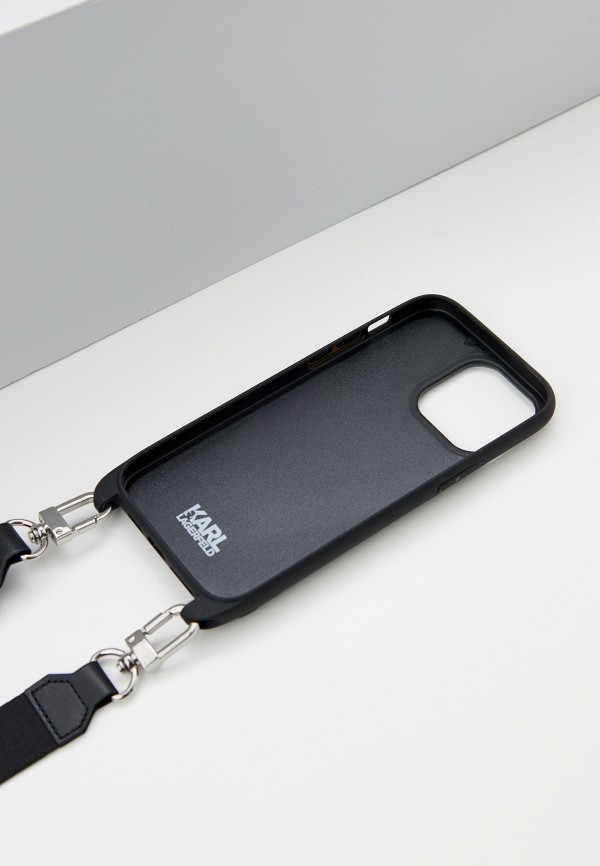 Karl Lagerfeld Чехол для iPhone - 14 Pro Max, кросс-боди с кардслотом - фото 4