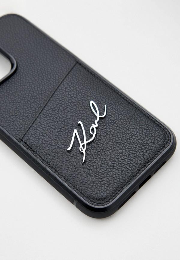 Karl Lagerfeld Чехол для iPhone - 14 Pro Max, с кардслотом - фото 2