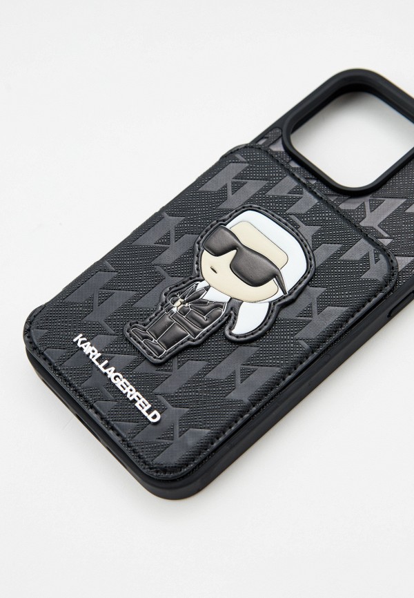 Karl Lagerfeld Чехол для iPhone - 15 Pro Max, с кардслотом-подставкой - фото 2