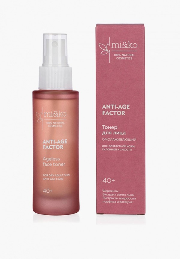 Mi&Ko Тонер-спрей для лица - омолаживающий, для возрастной кожи, склонной к сухости - фото 1