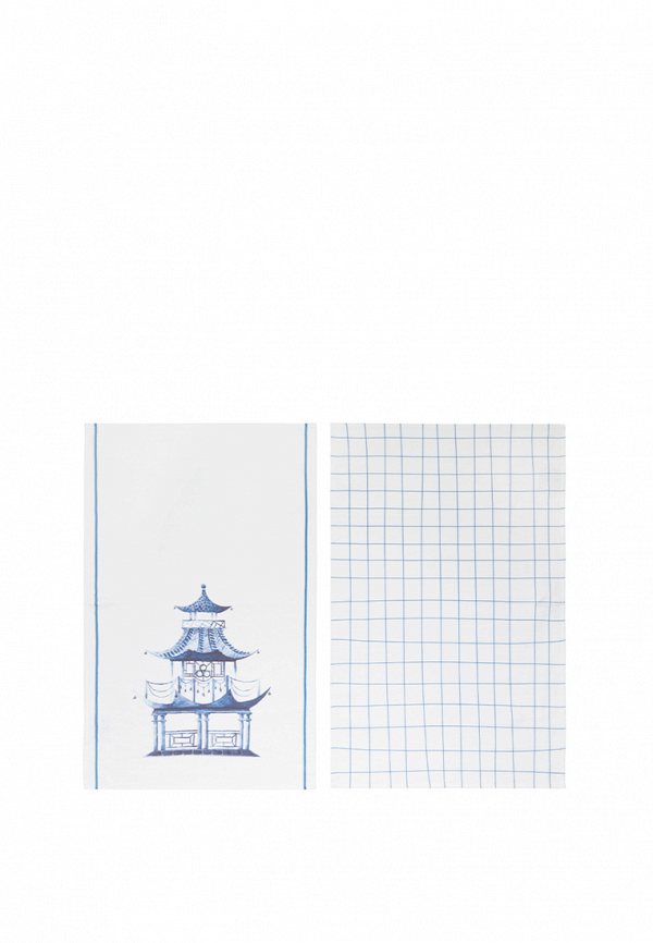 Bellehome Комплект кухонных полотенец - Пагода 40х70 см 2 шт - фото 1