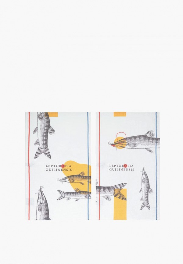 Bellehome Комплект кухонных полотенец - Modern Fish 40х70 см 2 шт - фото 1