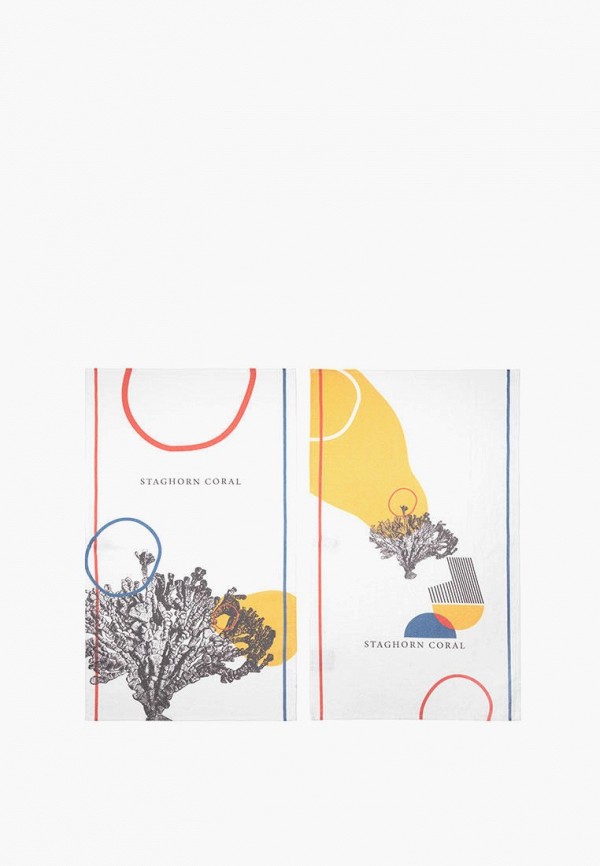 Bellehome Комплект кухонных полотенец - Modern Coral 40х70 см 2 шт - фото 1