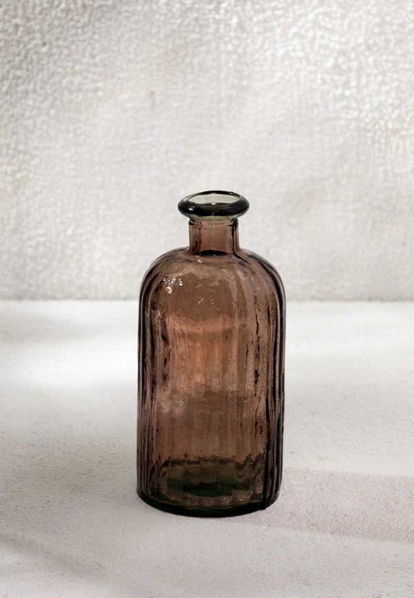 DeNastia Ваза - декоративная 8,5x8,5x20см; 0,8л, ручная работа - фото 2