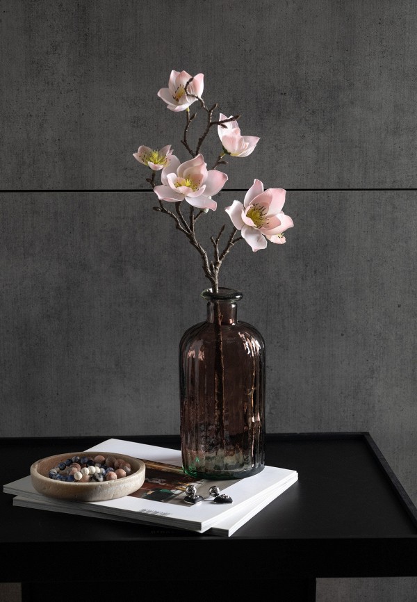 DeNastia Ваза - декоративная 8,5x8,5x20см; 0,8л, ручная работа - фото 3