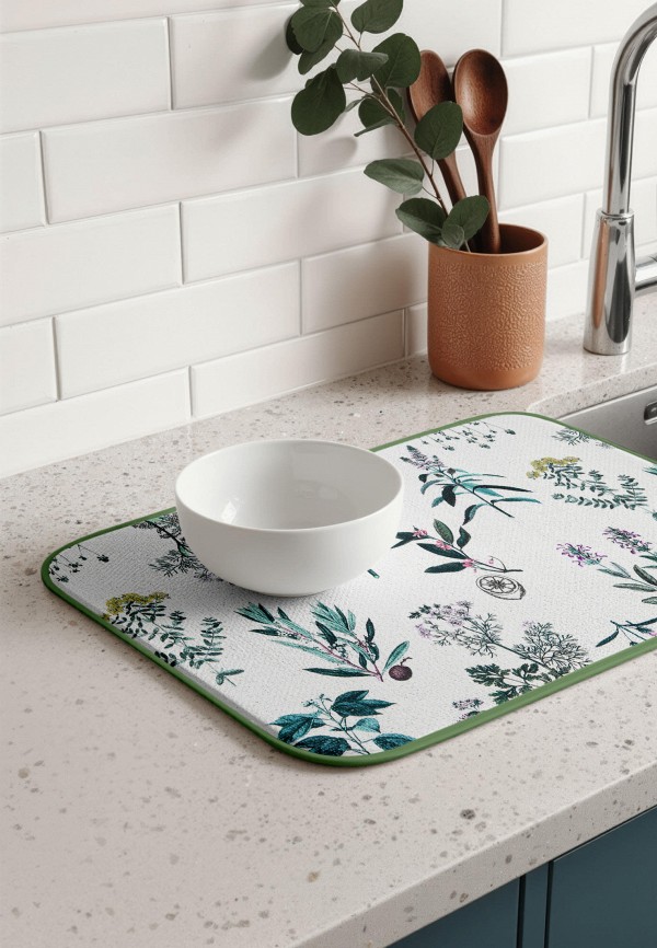 Унисон Коврик для сушки посуды - 31х47 Botanica - фото 2
