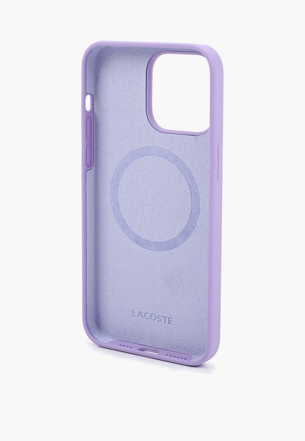 Lacoste Чехол для iPhone - 15 Pro Max, с MagSafe с бархатистым покрытием soft-touch - фото 2