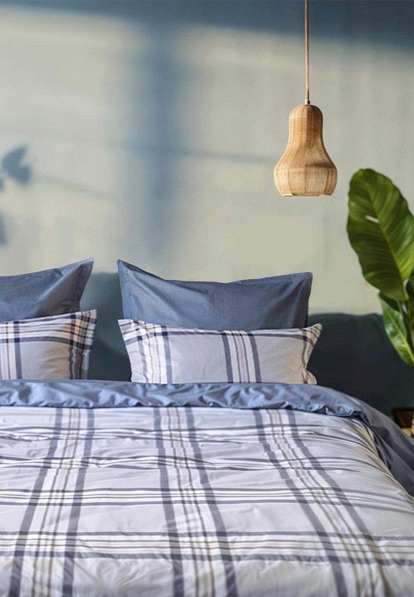 Bellehome Постельное белье Евро - Тартан, сатин-премиум 200 ТС - фото 2