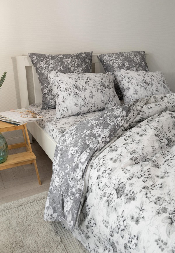 DeNastia Постельное белье 1,5-спальное - жатый эко-хлопок, бязь - фото 3