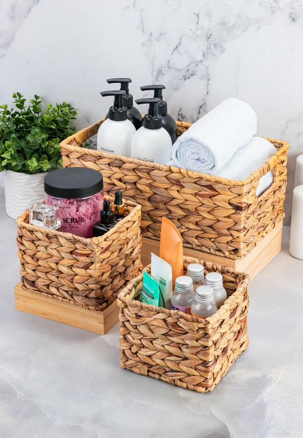 Elcasa Комплект корзин - 2 предмета 15х15х12 см и 35х20х14 см - фото 1