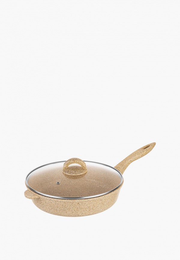 Elan Gallery Сковорода и крышка - 28 см, с крышкой, с несъёмной ручкой, Гармония вкуса - фото 1