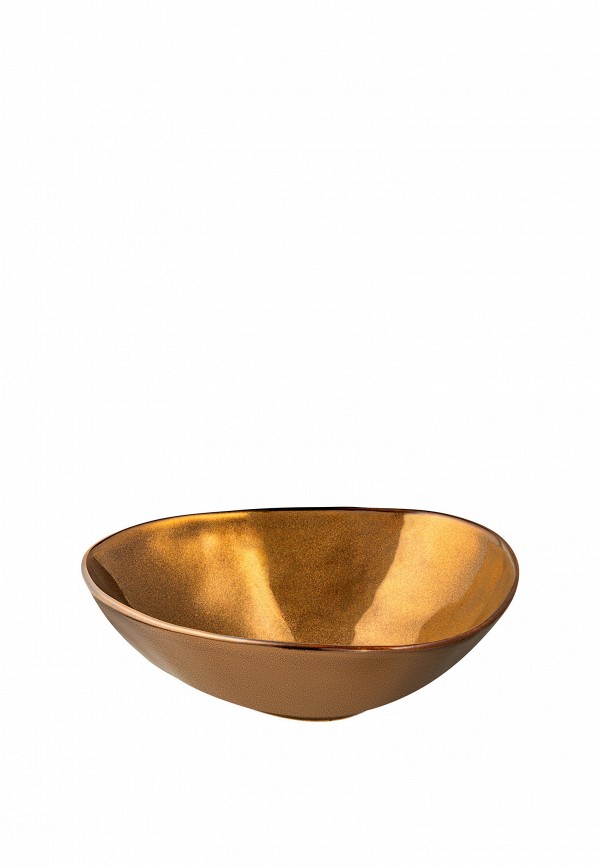 Elan Gallery Салатник - 850 мл 20,5х18х6 см Бронза - фото 1