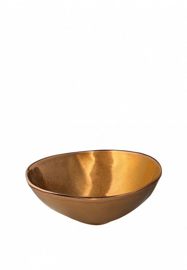 Elan Gallery Салатник - 850 мл 20,5х18х6 см Бронза - фото 5