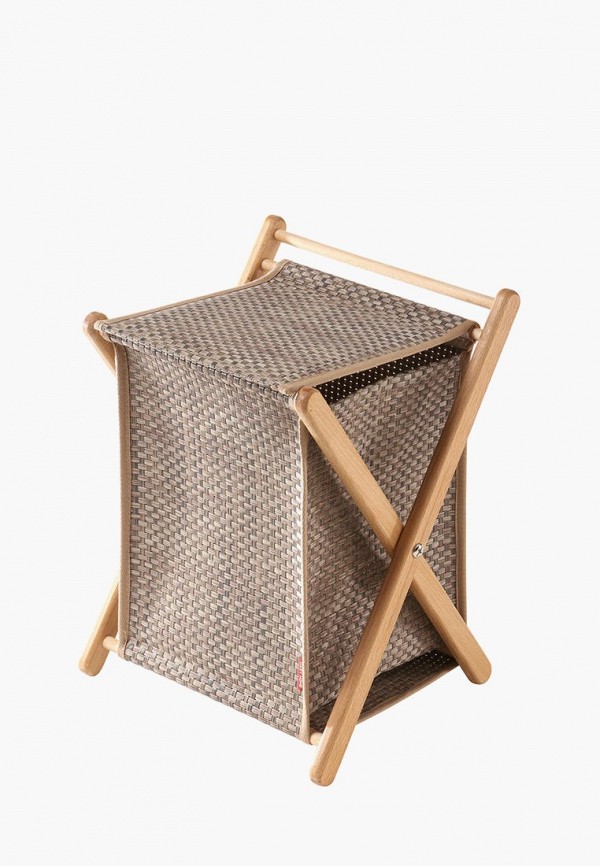 Корзина Casy Home с крышкой 23х23х32 см, цвет: коричневый, MP002XU0D680 ...