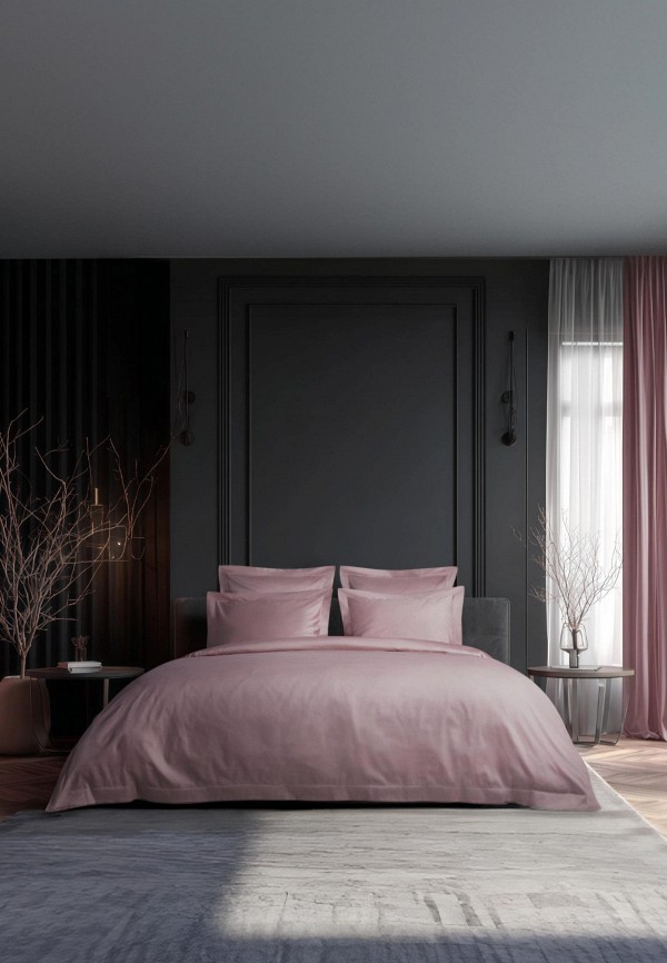 Bellehome Постельное белье Евро - Стефания Marshmallow, сатин-премиум  300 ТС - фото 2