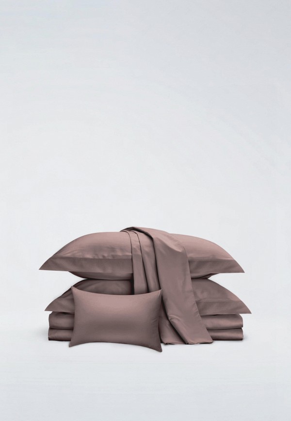 Bellehome Постельное белье Семейное - Стефания Mokko, сатин-премиум 300 TC - фото 4