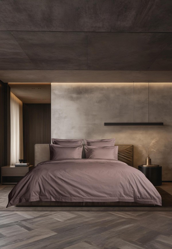 Bellehome Постельное белье Семейное - Стефания Mokko, сатин-премиум 300 TC - фото 3