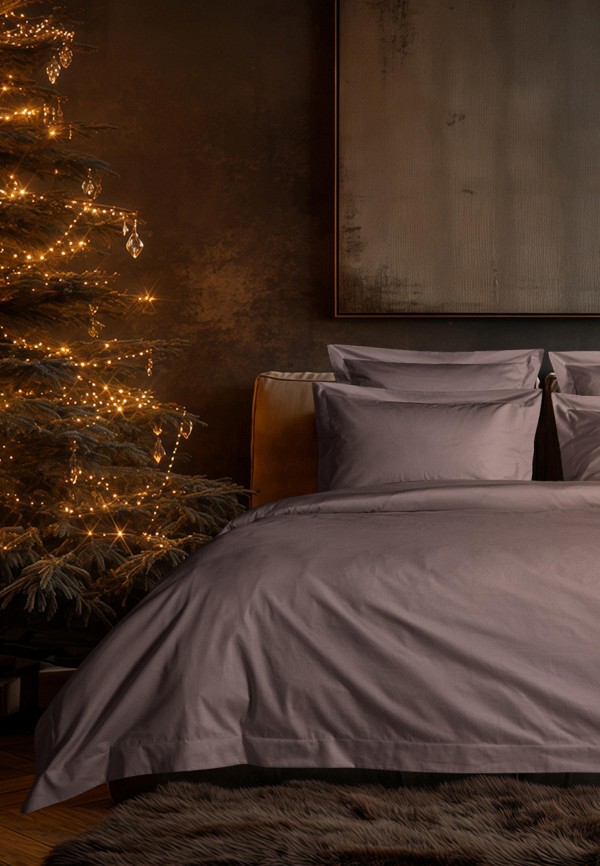 Bellehome Постельное белье Семейное - Стефания Mokko, сатин-премиум 300 TC - фото 1