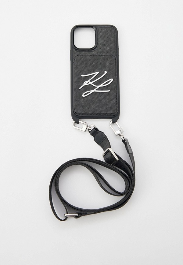 Karl Lagerfeld Чехол для iPhone - 13 Pro Max, кросс-боди с кардслотом - фото 2