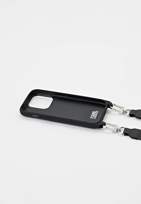 Karl Lagerfeld Чехол для iPhone - 15 Pro, кросс-боди с кардслотом - фото 4