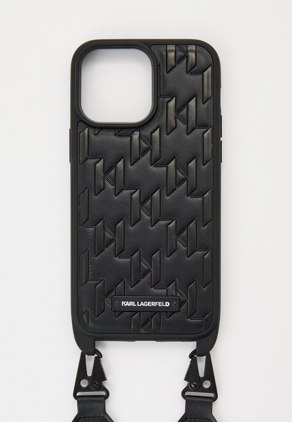 Karl Lagerfeld Чехол для iPhone - 14 Pro Max, с ремешком кросс-боди - фото 1