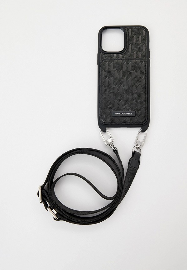 Karl Lagerfeld Чехол для iPhone - 13 Pro Max, кросс-боди с кардслотом - фото 2