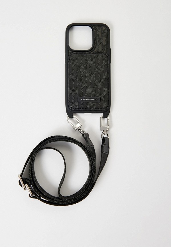 Karl Lagerfeld Чехол для iPhone - 15 Pro Max, кросс-боди с кардслотом - фото 2